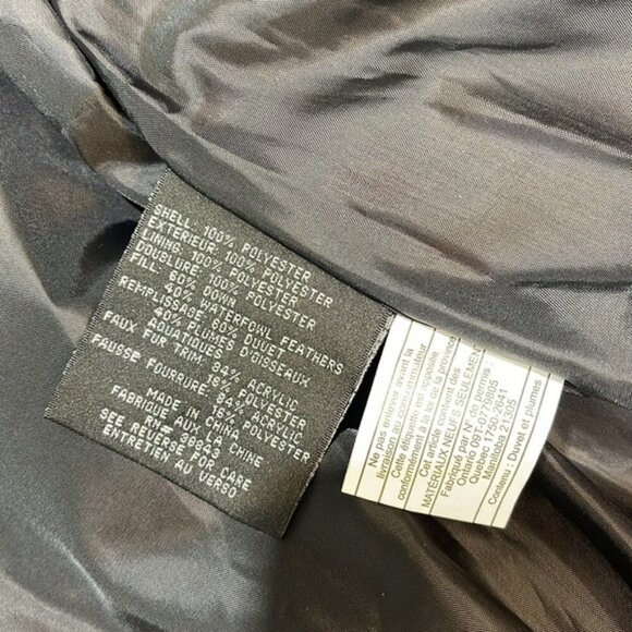 Via Spiga Women's Diamond Quilted Down Coat with Faux Fur Collar - Picture 11 of 12